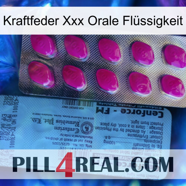 Kraftfeder Xxx Orale Flüssigkeit 35